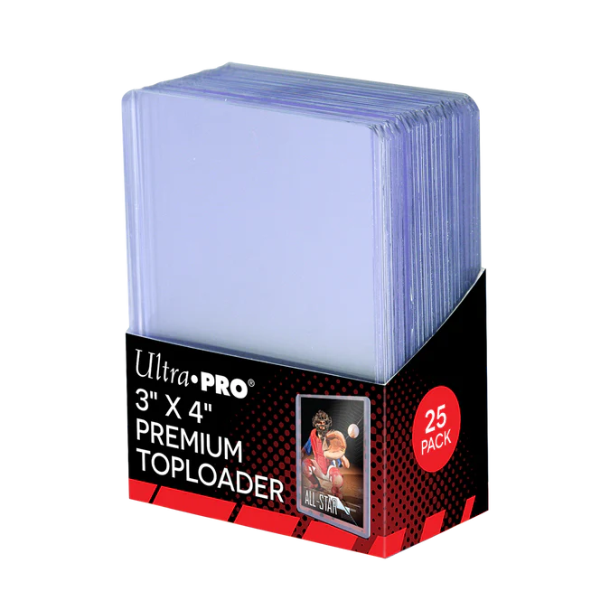 3" x 4" Clear Premium Toploader (25-Count) - Ultra Pro Toploaders