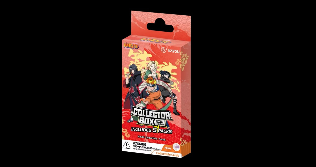 Naruto Smriti Collectible Cards: Earth Scroll Collector Box (5-Packs)
