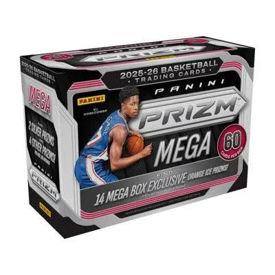 2025-26 Panini Prizm Basketball Trading Card Mega Box - Target Exclusive