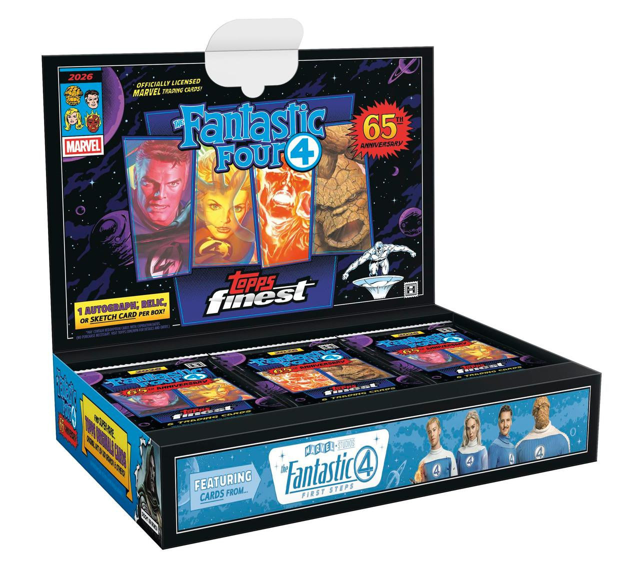 2026 Topps Finest Marvel Fantastic Four 65th Anniversary Hobby Box