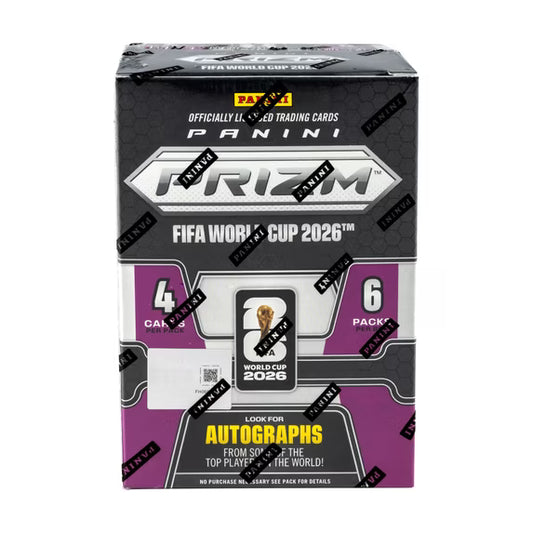 Panini Prizm FIFA World Cup 2026 Blaster Box PURPLE (24 Cards)