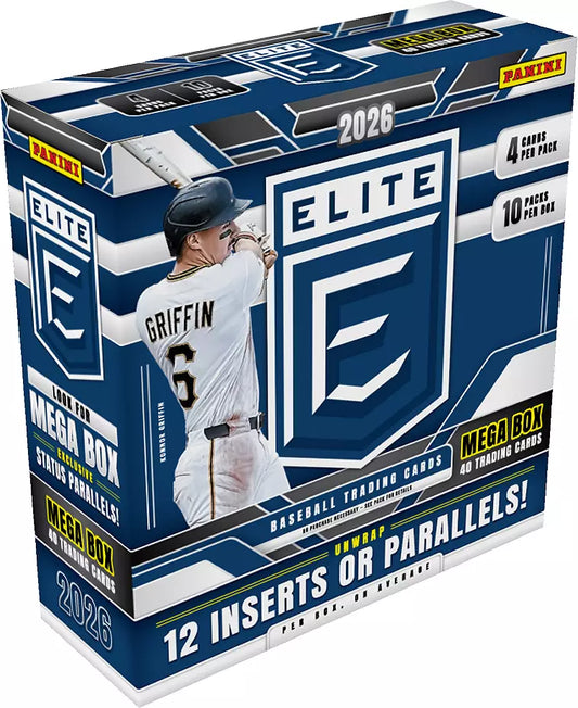 Panini 2026 Donruss ELITE Baseball Mega Box