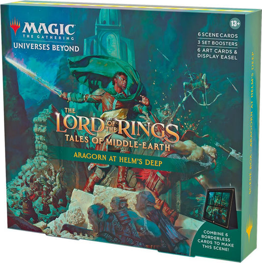 The Lord of the Rings: Tales of Middle-Earth Scene Box - Aragorn at Helm's Deep