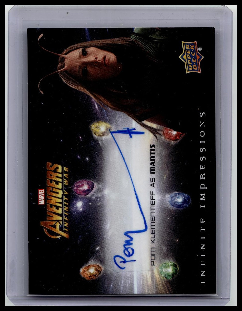 2018 Upper Deck Marvel Avengers Infinity War #II-PK Pom Klementieff Autographs