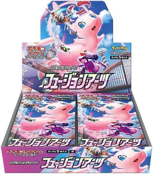 Pokemon Card Sword & Shield Booster Box Fusion Arts S8 Japanese