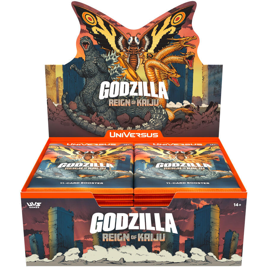 Godzilla Card Game Reign of Kaiju Booster Set Box