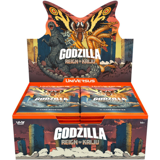 Godzilla Card Game Reign of Kaiju Booster Set Box