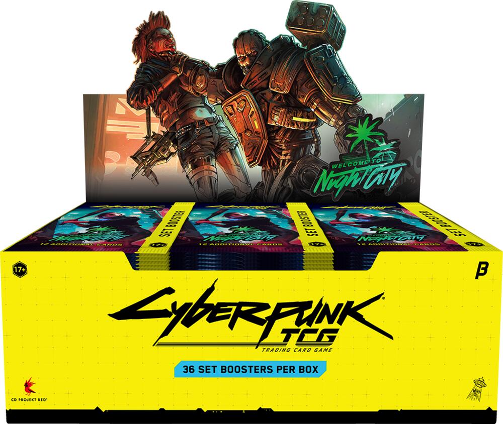 CYBERPUNK TCG - Welcome to Night City Beta Booster Display