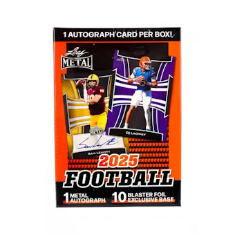 2025 Leaf Metal Football Blaster Box