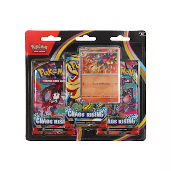 Pokemon Mega Evolution: Chaos Rising 3-Pack Blister