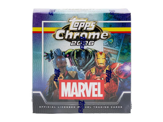 2026 Topps Marvel Comics Chrome Mega Box