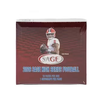 2026 Sage High Series Football Hobby Box