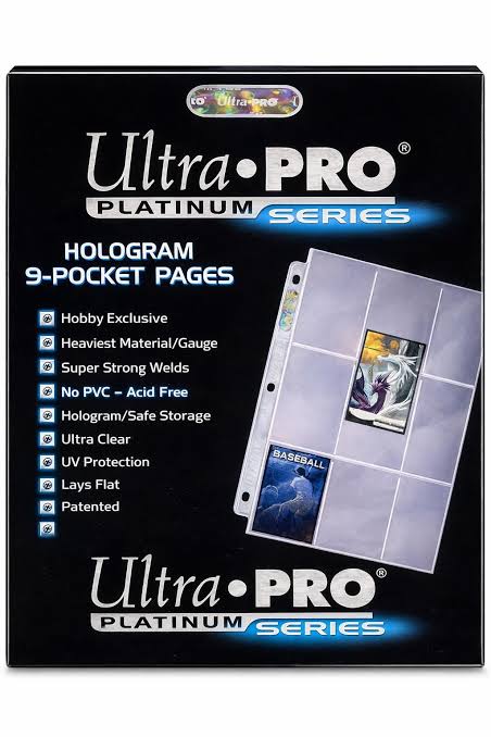 Ultra Pro Platinum Series Pocket Pages (100ct)