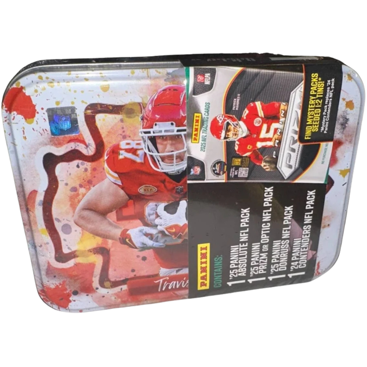 Panini NFL - Travis Kelce Tin (Absolute, Prizm, Donruss, Contenders)