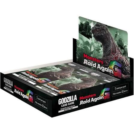 Godzilla Card Game Monsters Raid Again Booster Set Box