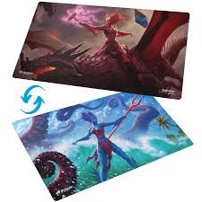 Kiora of Salt and Sand/ Kiora of Fire and Ashes - MTG Reality Fracture Double-sided Playmat
