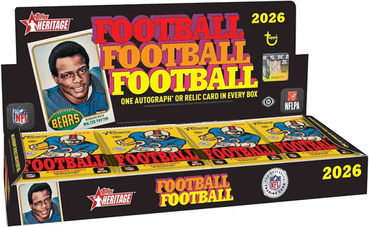 Topps Heritage 2026 Football Hobby Box