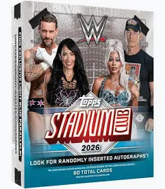 Topps Stadium Club 2026 WWE Mega Box