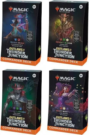 Outlaws of Thunder Junction Commander Deck Display