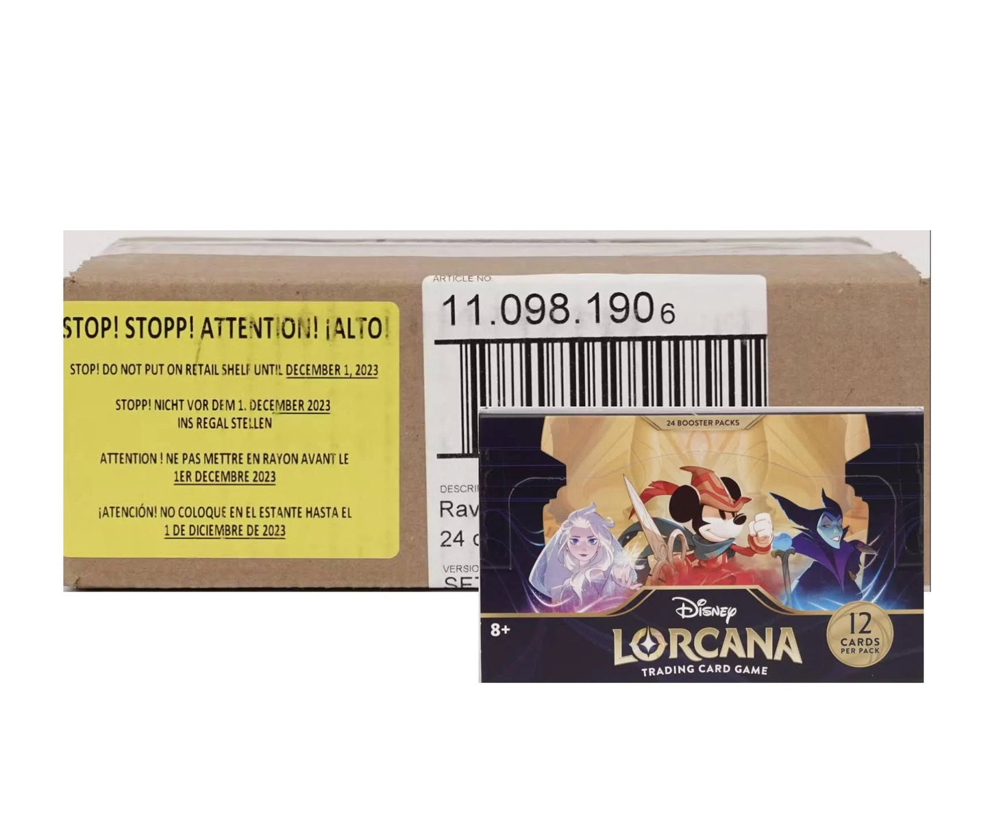 Disney Lorcana: The First Chapter Booster Box Case