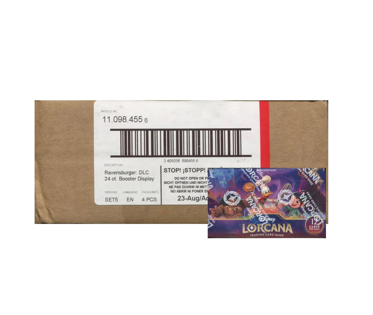 Disney Lorcana: Shimmering Skies Booster Box Case